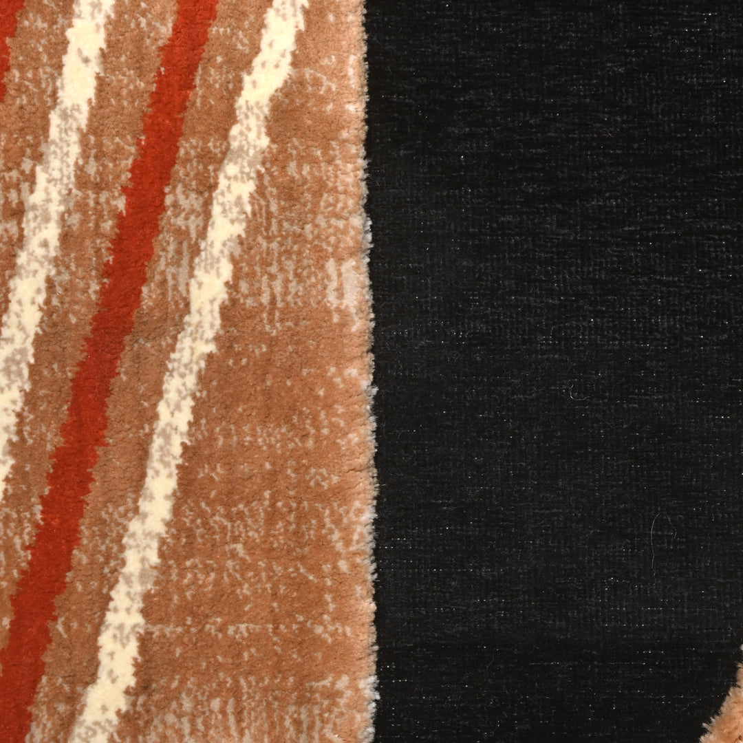 Geometric Turkish Embossed Rug 5x8 FT