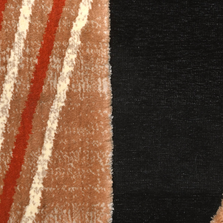 Geometric Turkish Embossed Rug 5x8 FT