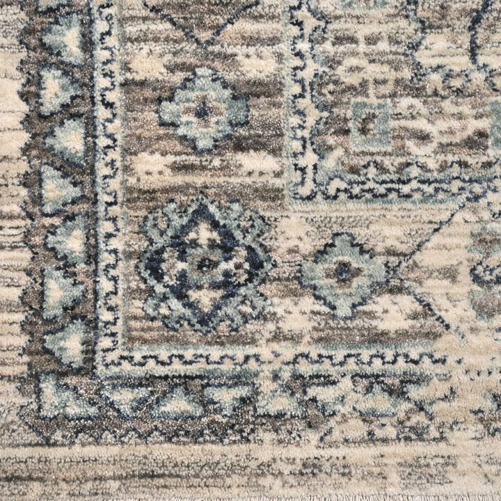 Grey Abstract Turkish Rug 4X6 Ft