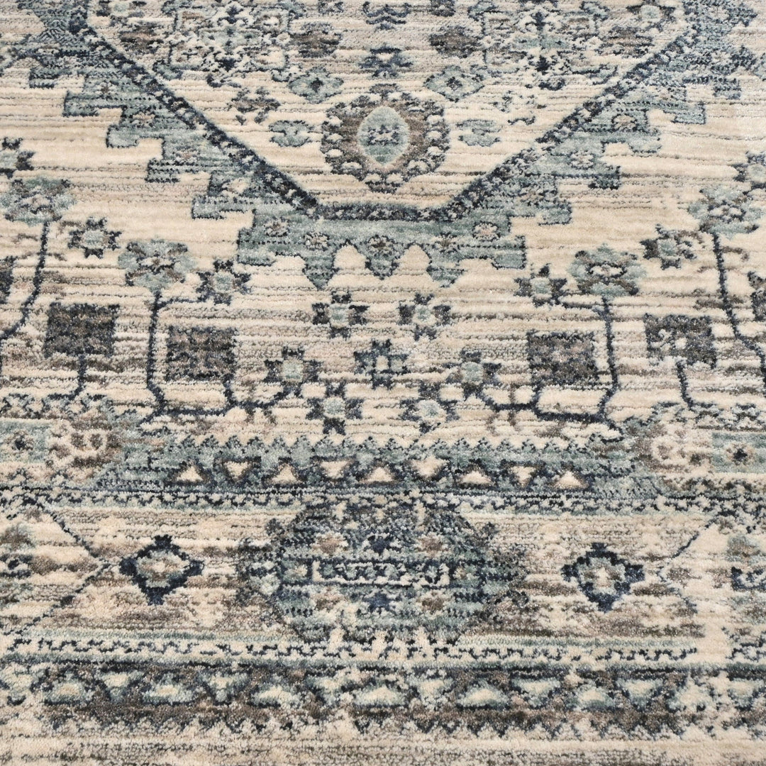 Grey Abstract Turkish Rug 4X6 Ft