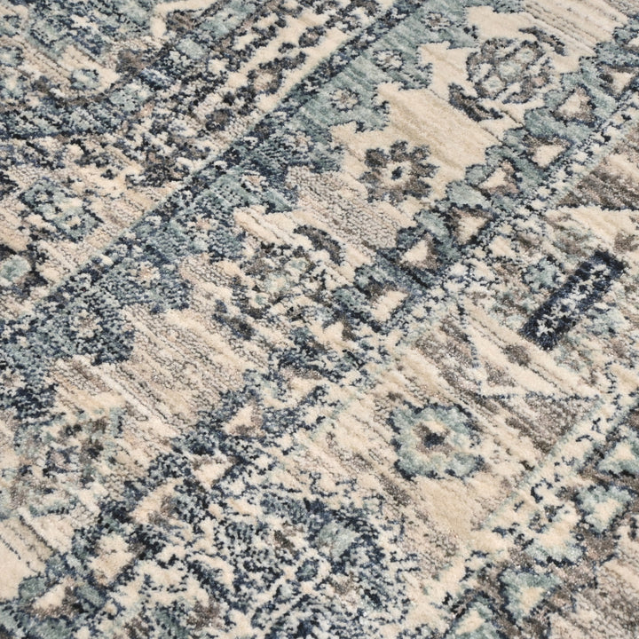 Grey Abstract Turkish Rug 4X6 Ft