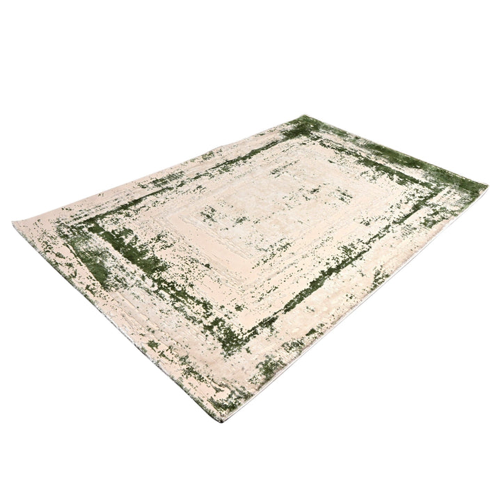 Off White Plain Turkish Rug 5X8 Ft