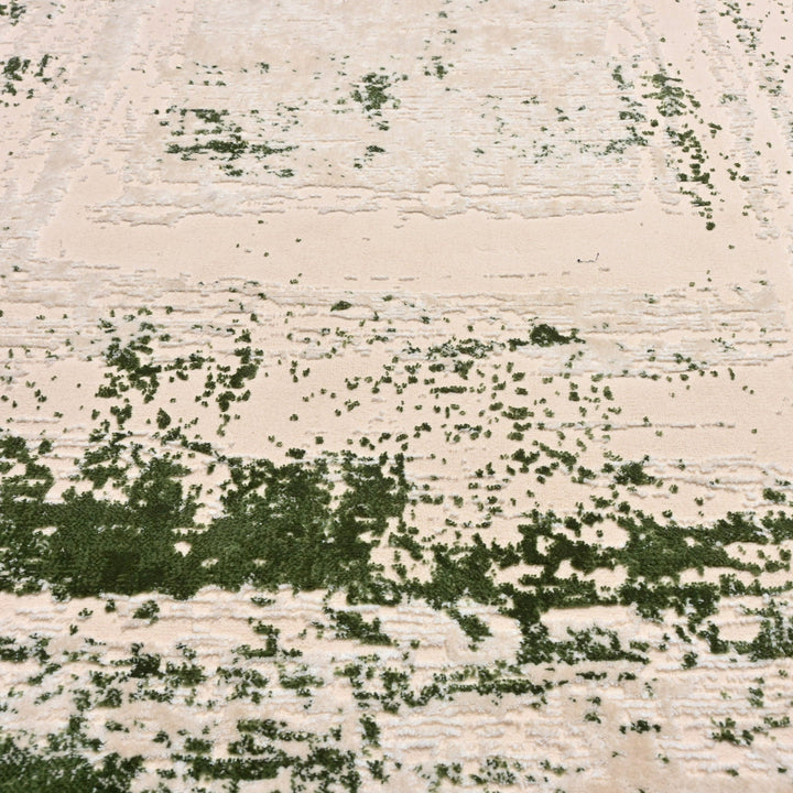 Off White Plain Turkish Rug 5X8 Ft