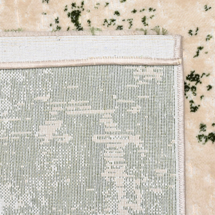 Off White Plain Turkish Rug 5X8 Ft