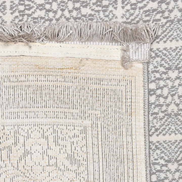 Grey Plain Turkish Rug 5X8 Ft