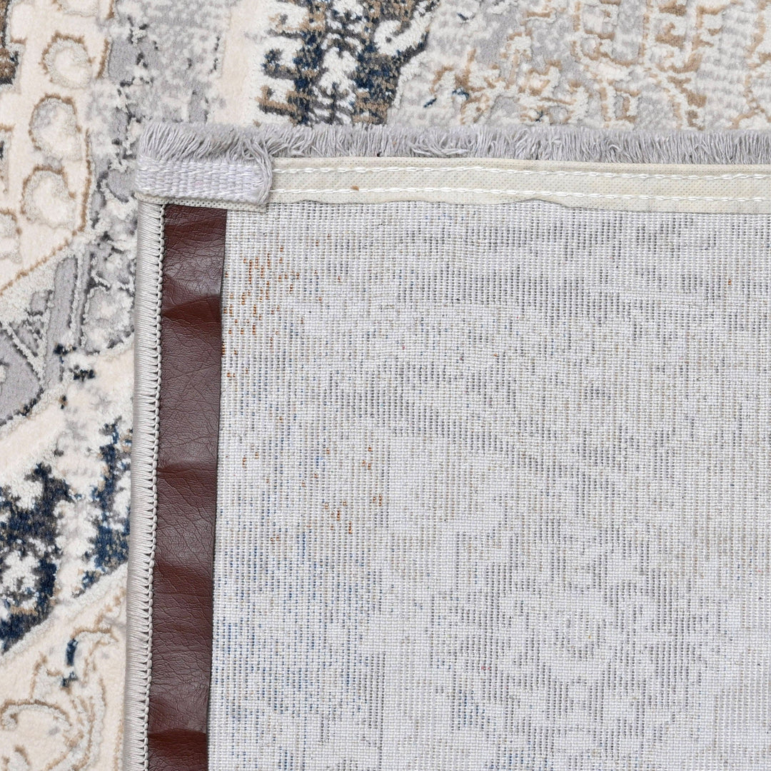 Grey Abstract Turkish Rug 5X8 Ft