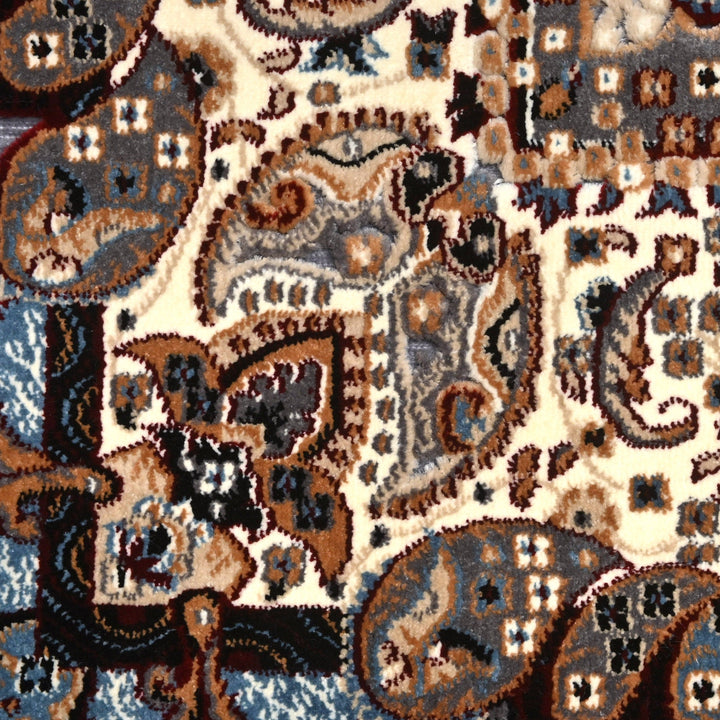 Grey Turkish Embossed Rug 5x8 FT