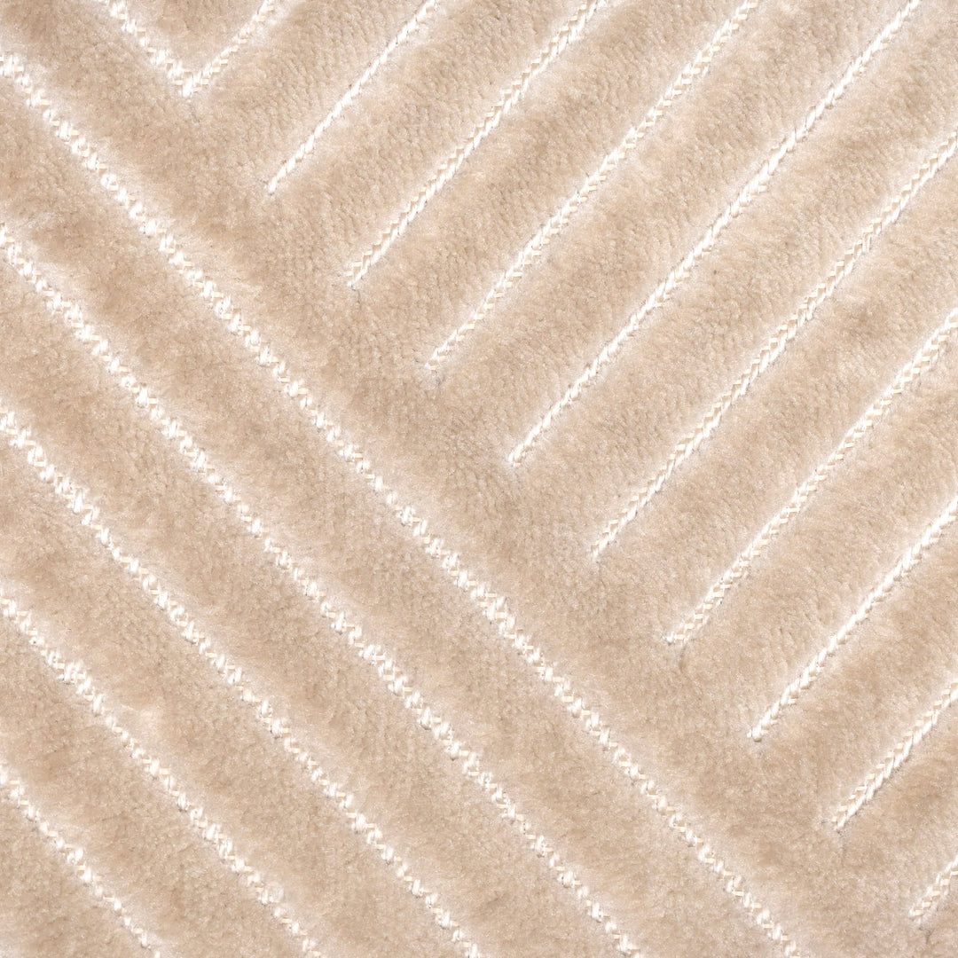 Beige Strips Turkish Rug 4X6 Ft