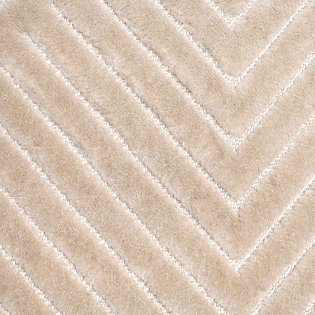 Beige Strips Turkish Rug 4X6 Ft