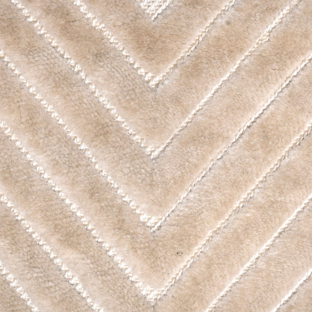 Beige Strips Turkish Rug 4X6 Ft