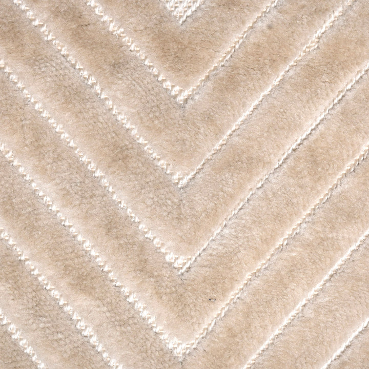 Beige Strips Turkish Rug 4X6 Ft