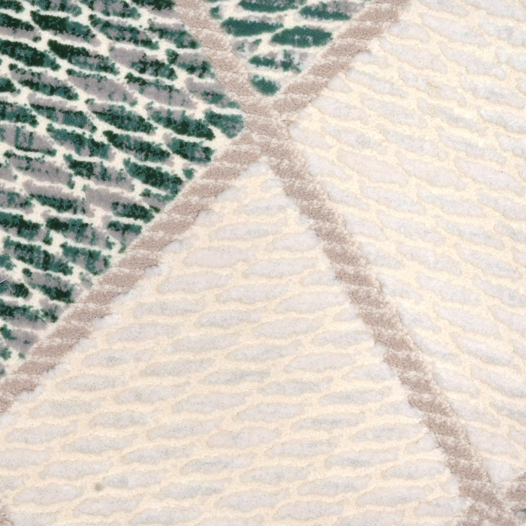 Off White Strips Turkish Rug 4X6 Ft