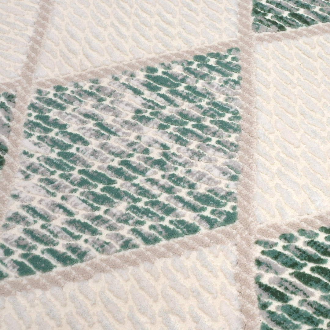 Off White Strips Turkish Rug 4X6 Ft