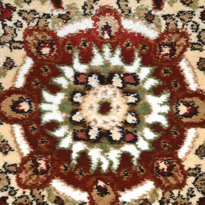 Brown Floral Turkish Rug 3X5 Ft