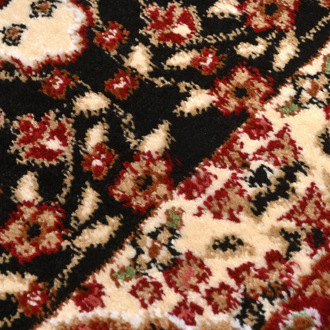 Brown Floral Turkish Rug 3X5 Ft