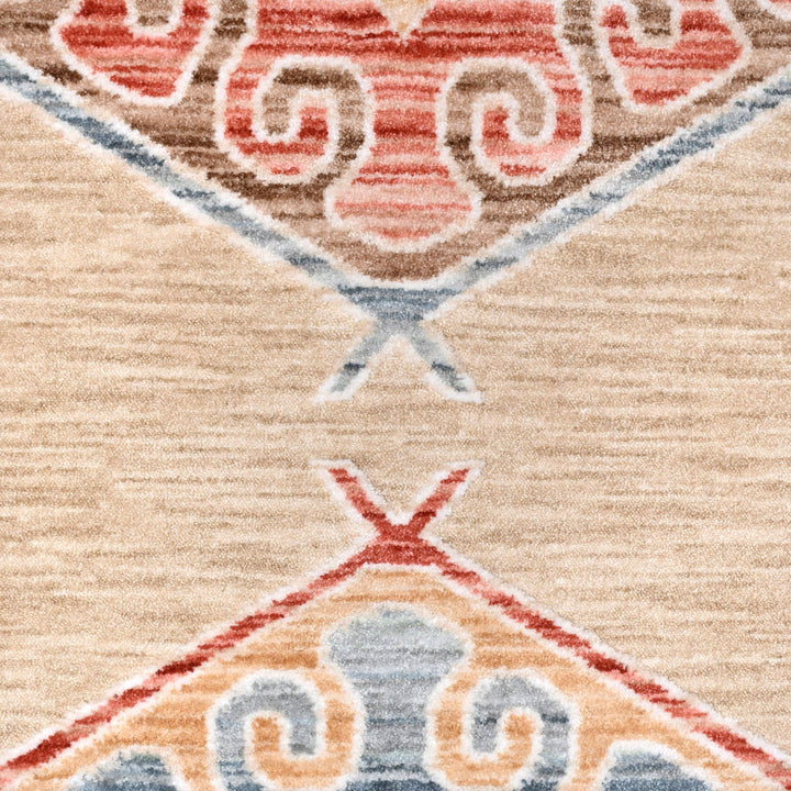 Beige Traditional Turkish Rug 5x8 Ft