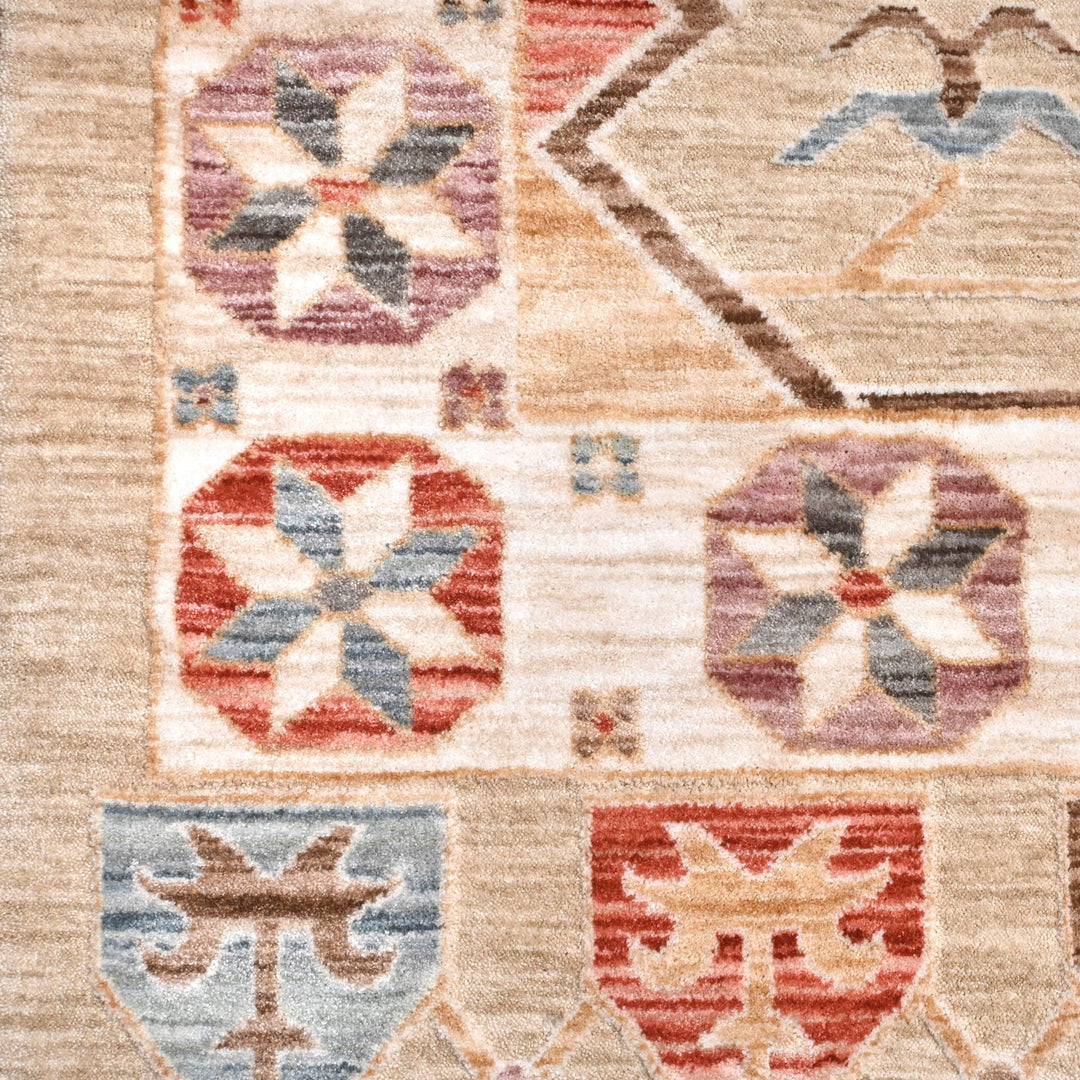 Beige Traditional Turkish Rug 5x8 Ft