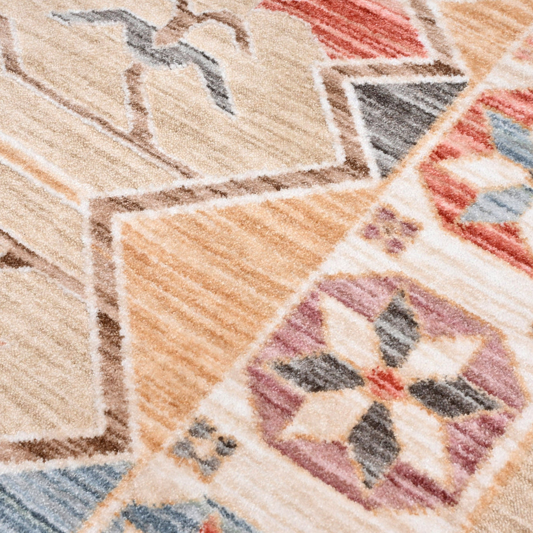 Beige Traditional Turkish Rug 5x8 Ft