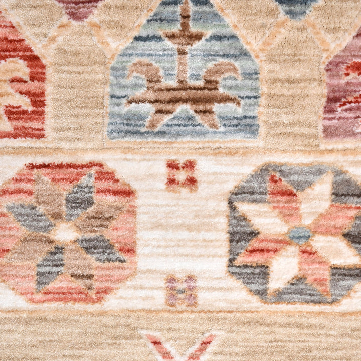 Beige Traditional Turkish Rug 5x8 Ft