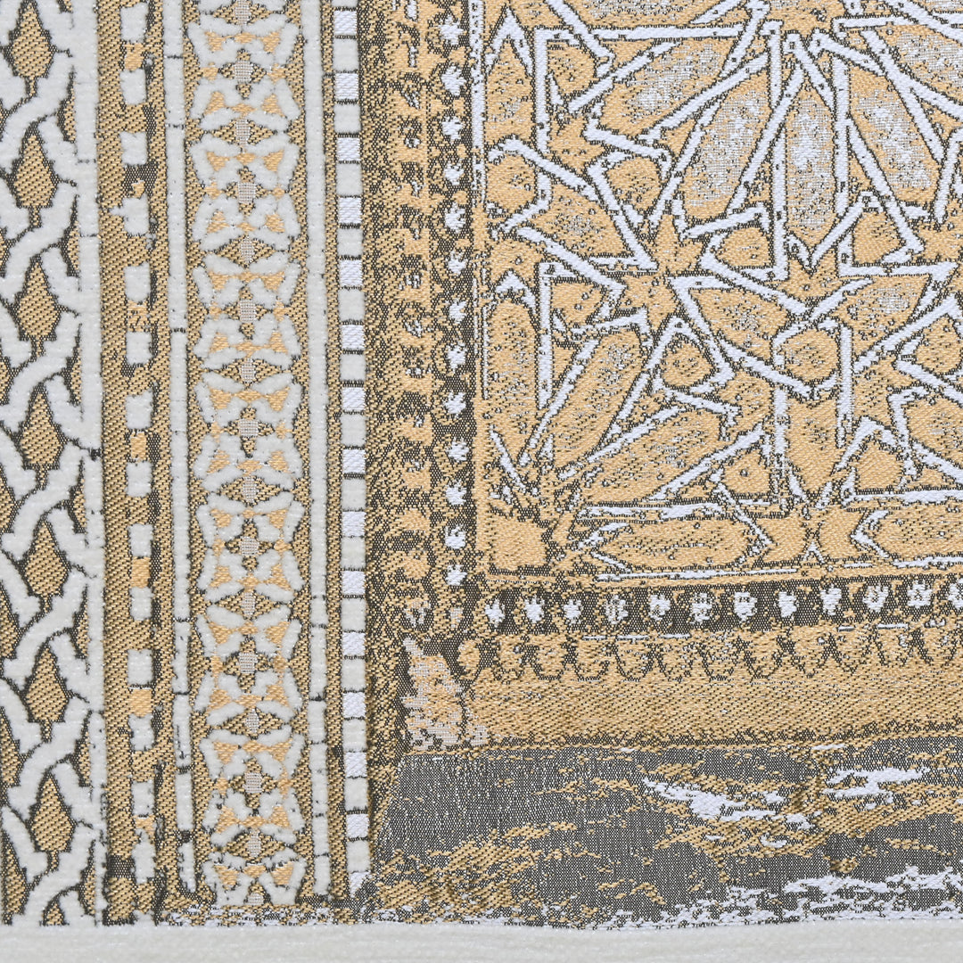 Cream Moroccan Turkish Prayer Rug 2.5x4 FT