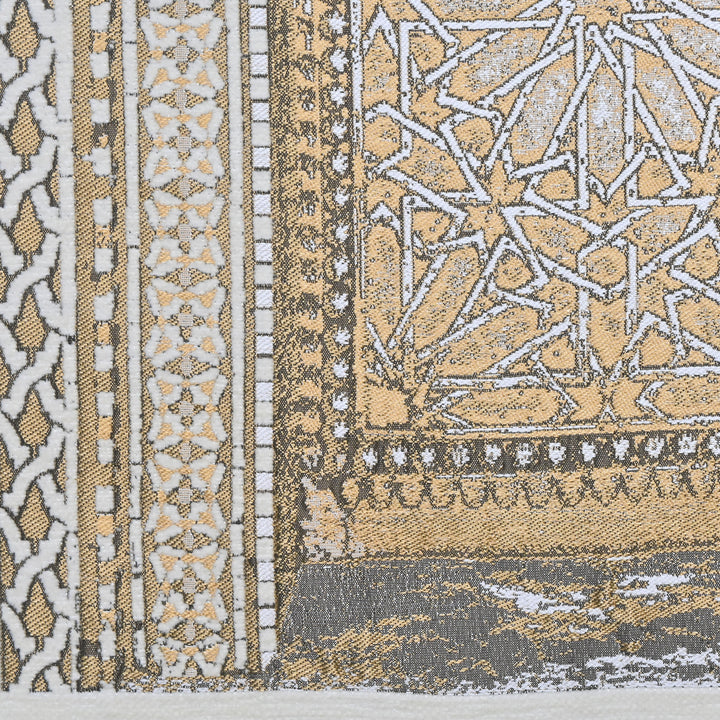 Cream Moroccan Turkish Prayer Rug 2.5x4 FT