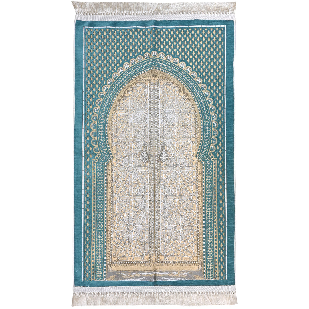 Turquoise Moroccan Turkish Prayer Rug 2.5x4 FT