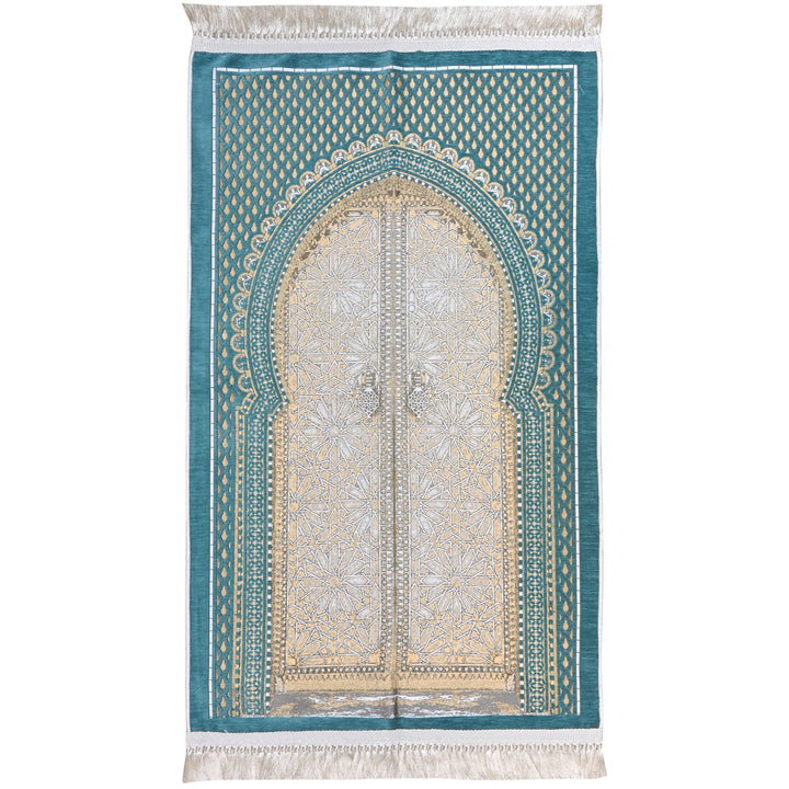 Turquoise Moroccan Turkish Prayer Rug 2.5x4 FT