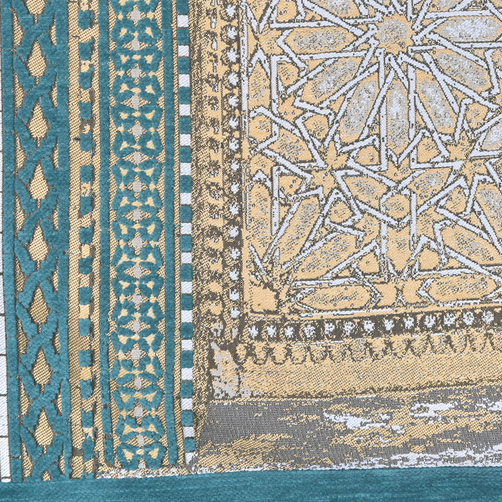 Turquoise Moroccan Turkish Prayer Rug 2.5x4 FT