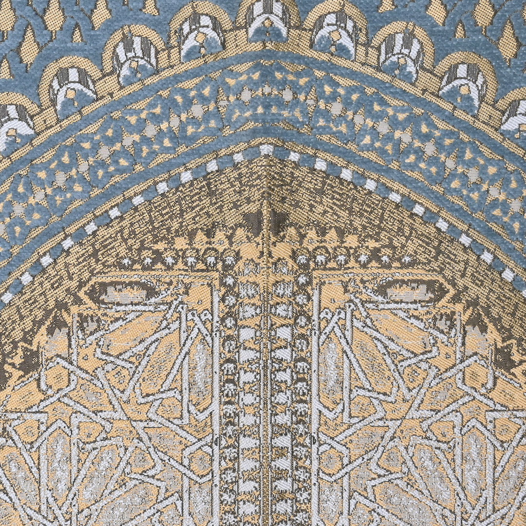 Blue Lattice Turkish Prayer Rug 2.5x4 FT