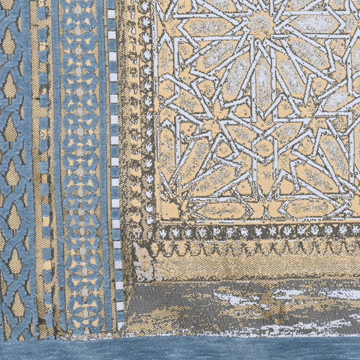 Blue Lattice Turkish Prayer Rug 2.5x4 FT