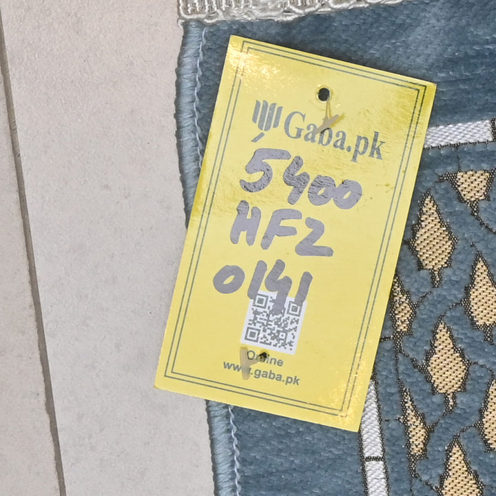 Blue Lattice Turkish Prayer Rug 2.5x4 FT