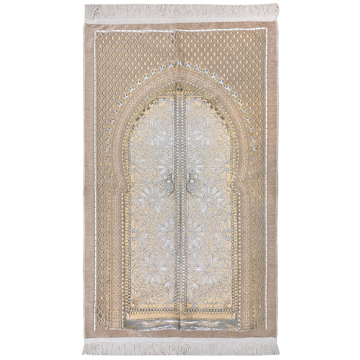 Taupe Moroccan Turkish Prayer Rug 2.5x4 FT