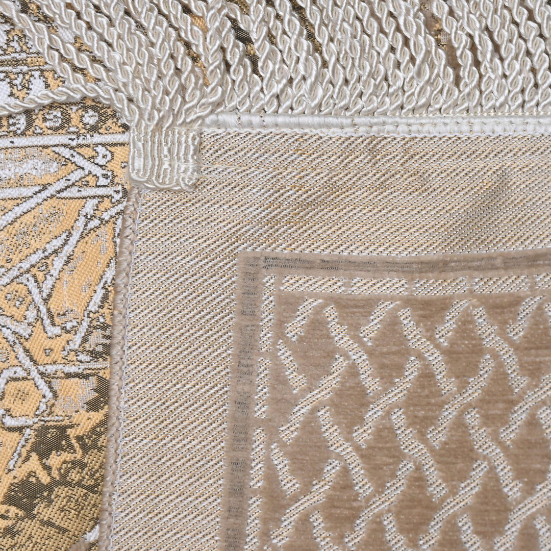 Taupe Moroccan Turkish Prayer Rug 2.5x4 FT