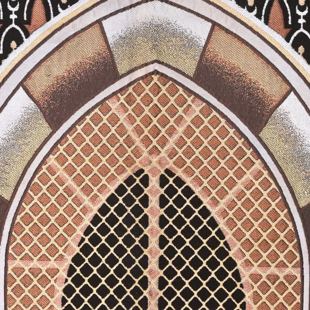 Black Medina Turkish Prayer Rug 2.5x4 FT