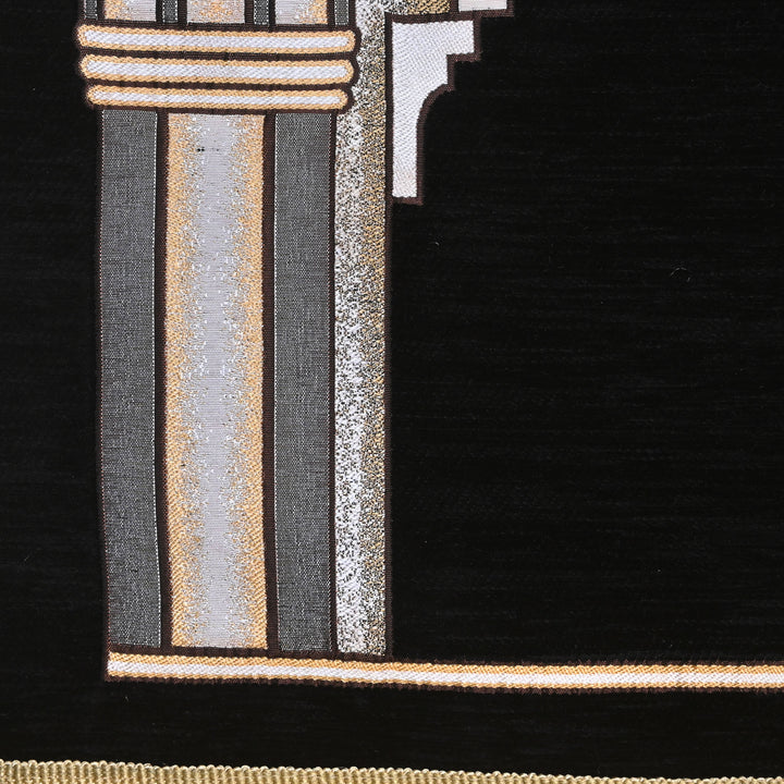 Black Medina Turkish Prayer Rug 2.5x4 FT