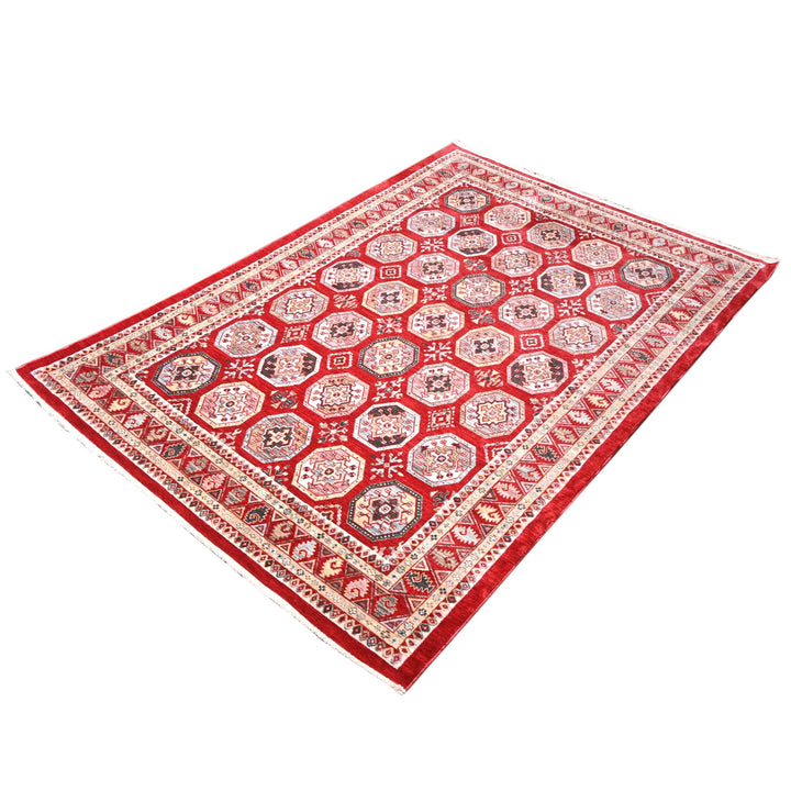 Red Traditional Turkish Rug 5x8 Ft