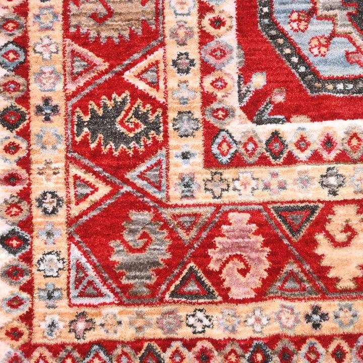 Red Traditional Turkish Rug 5x8 Ft