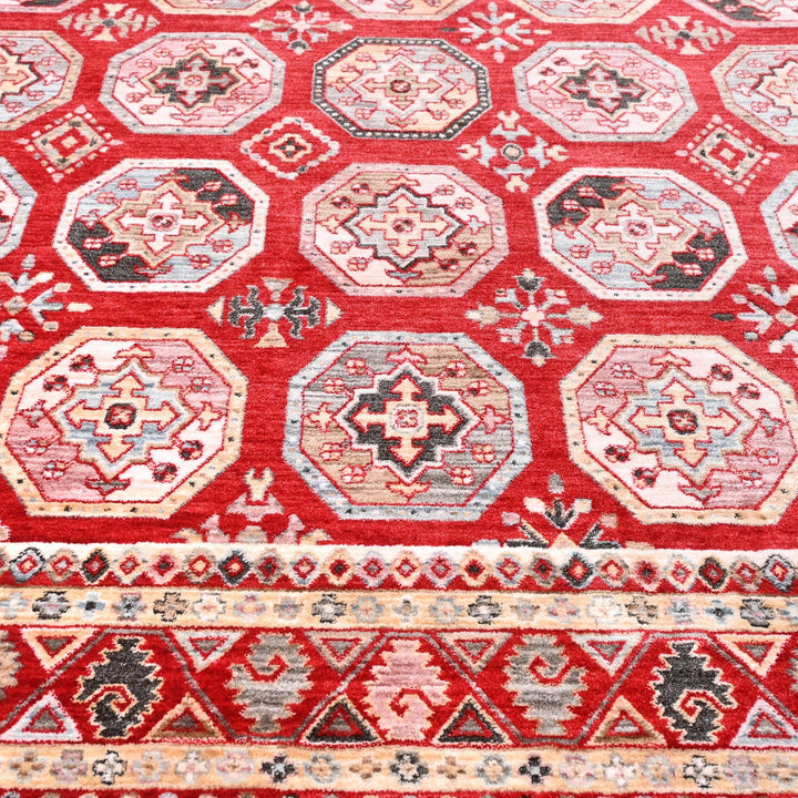Red Traditional Turkish Rug 5x8 Ft