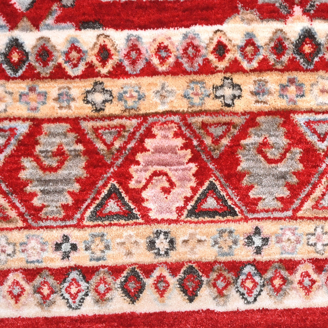 Red Traditional Turkish Rug 5x8 Ft