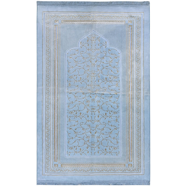 Sky Blue Turkish Prayer Rug 2.5x4 FT