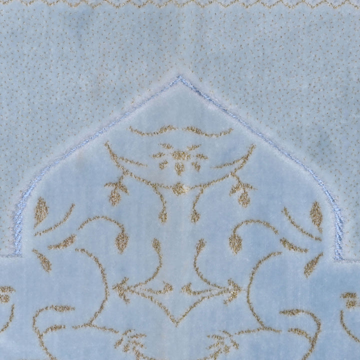 Sky Blue Turkish Prayer Rug 2.5x4 FT