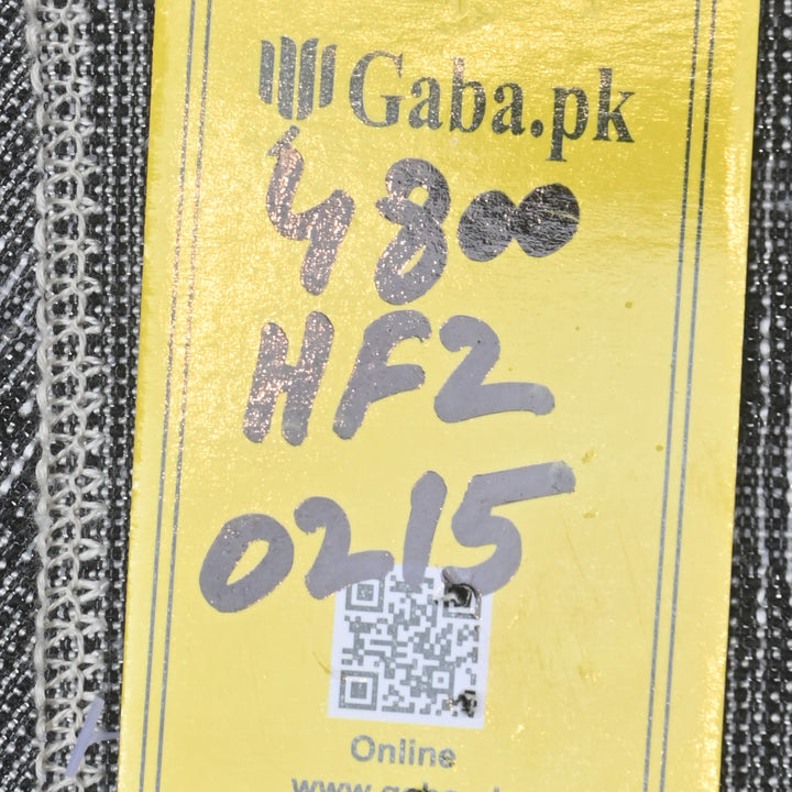 Black & White Turkish Prayer Rug 2.5x4 FT