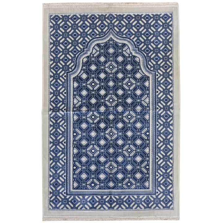 BLUE DIAMOND TURKISH PRAYER RUG 2.5X4 Ft