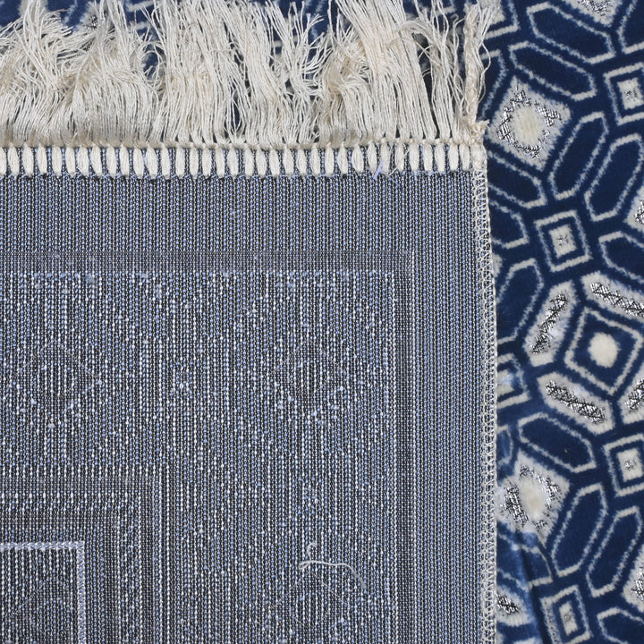 BLUE DIAMOND TURKISH PRAYER RUG 2.5X4 Ft