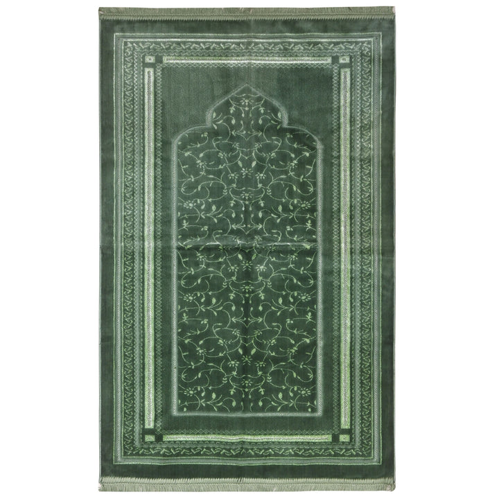 Green Olive Turkish Prayer Rug 2.5x4 FT