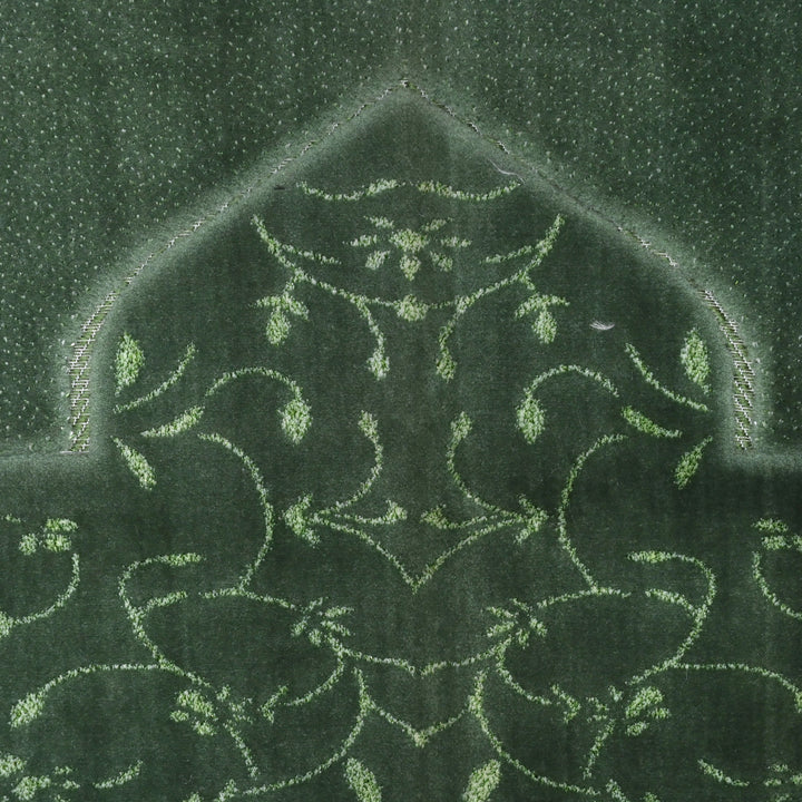 Green Olive Turkish Prayer Rug 2.5x4 FT