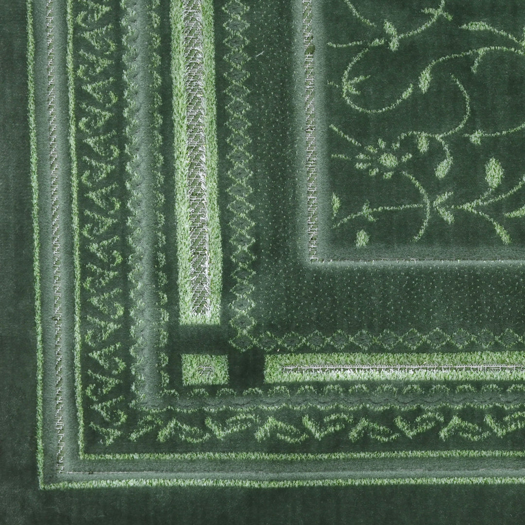 Green Olive Turkish Prayer Rug 2.5x4 FT