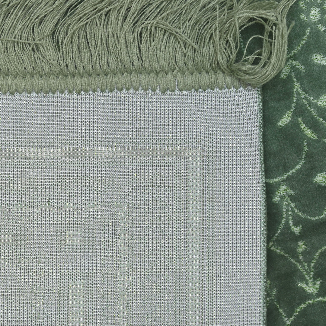 Green Olive Turkish Prayer Rug 2.5x4 FT