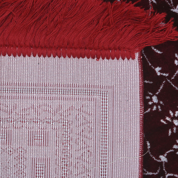 Burgundy Maroon Turkish Prayer Rug 2.5x4 FT