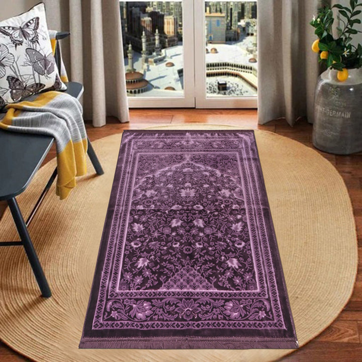 Purple Plum Turkish Prayer Rug 2.5x4 FT